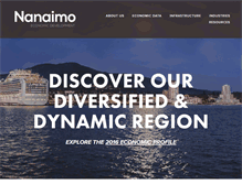 Tablet Screenshot of investnanaimo.com